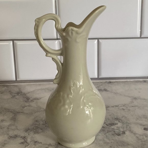 Vintage Small White Porcelain Creamer Pitcher - Picture 2 of 5
